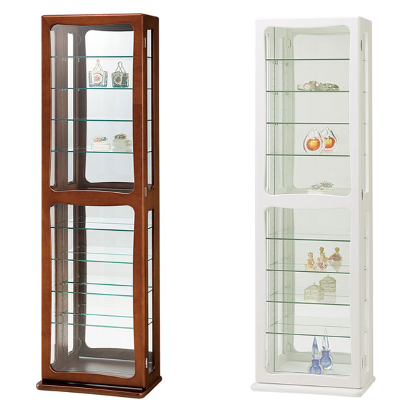 お部屋に合わせやすいスタンダードスタイルのキュリオケース【書斎家具