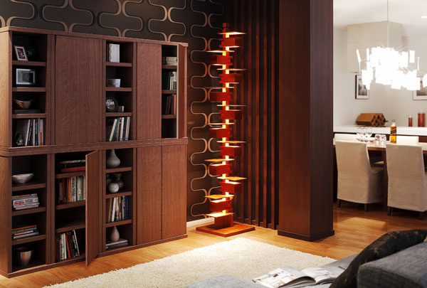 飾り棚セット 書斎 応接間に♪ 高級感 シック 取っ手がおしゃれ