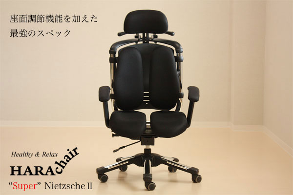 Hara Chair ハラチェア ニーチェ 《標準モデル》【ハンガー付】（ブラッ