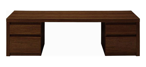 両袖ローデスク【書斎家具通販】