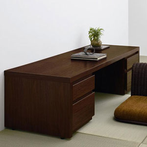 両袖ローデスク【書斎家具通販】